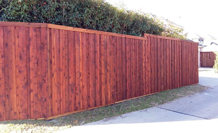 Cedar fence and gate